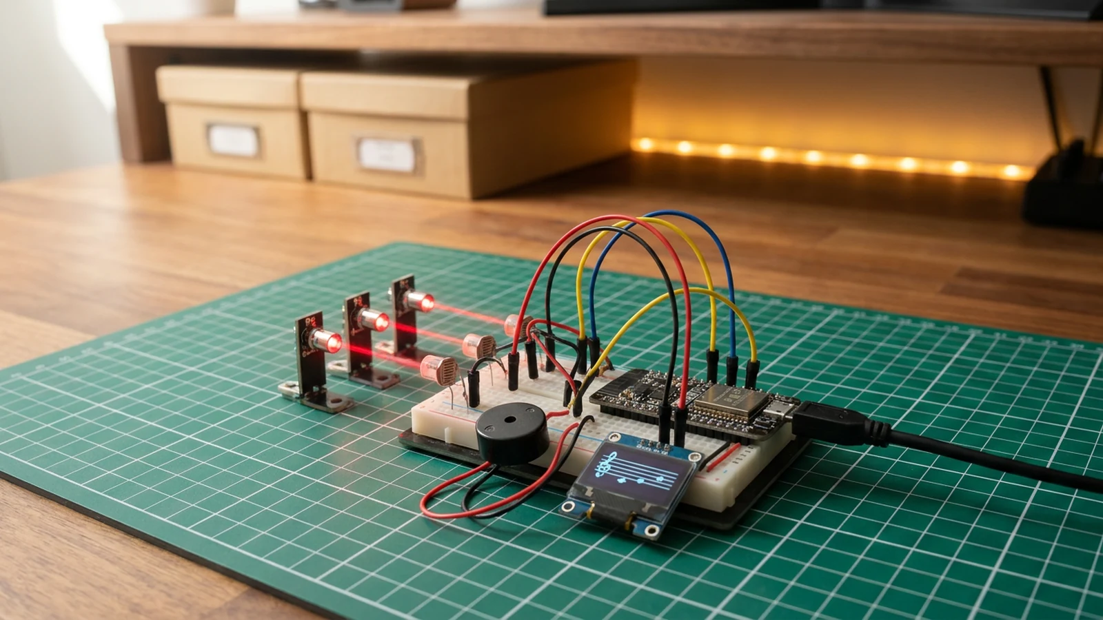 Laser Harp Synth