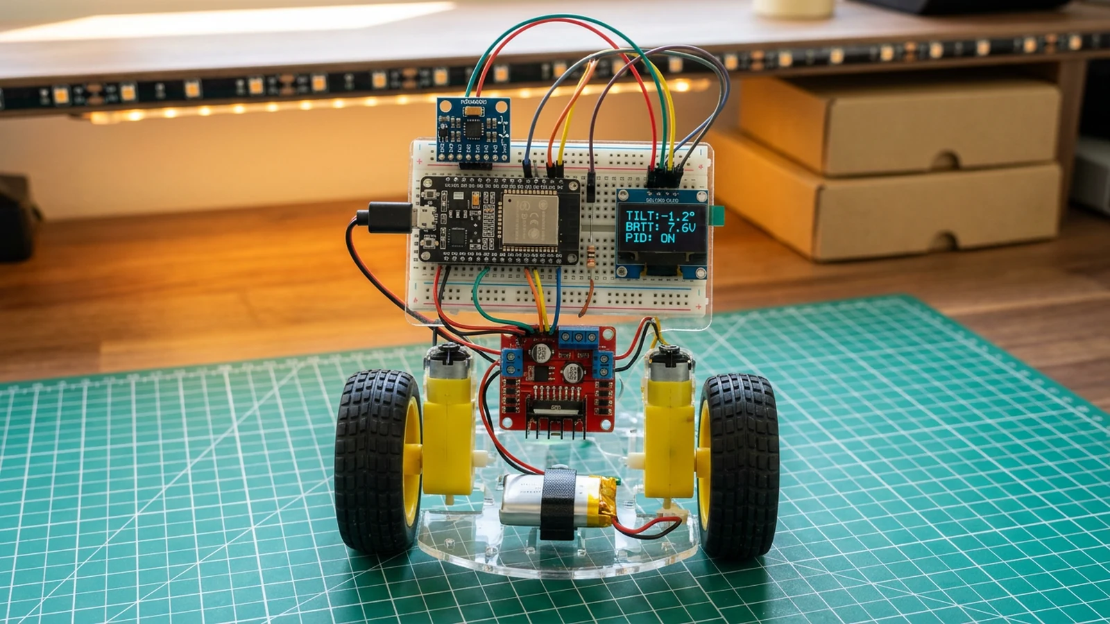 Self-Balancing Rover Telemetry